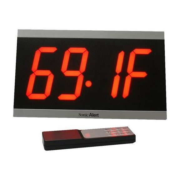 Sonic Alert BD4000 - Alarm clock - electronic - desktop, wall mountable
