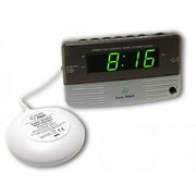 Sonic Alert Loud Dual Alarm Clock SB200ss with Vibrating Shaker