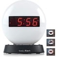 thumbnail image 1 of Sonic Alert Soft White Alarm Clock Nightlight - Wake Up with Gentle Light and Sound, 1 of 7