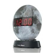 Sonic Alert - Sonic Glow Moonlight Loud Alarm Clock with Recordable Alarm and Digital Display - Moon Light