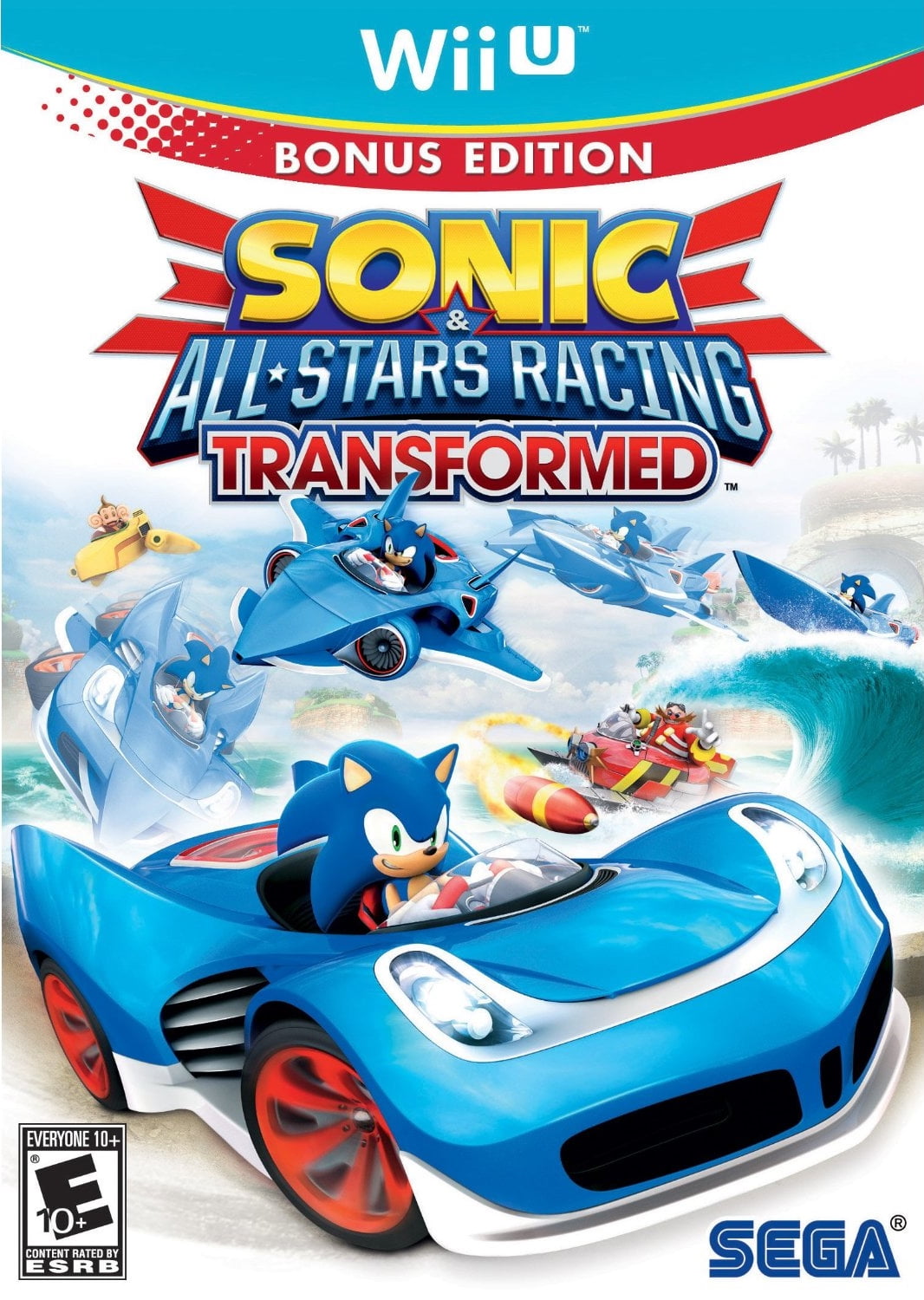 Sonic All Stars Racing Transformed, SEGA, Nintendo Wii U, 010086671018