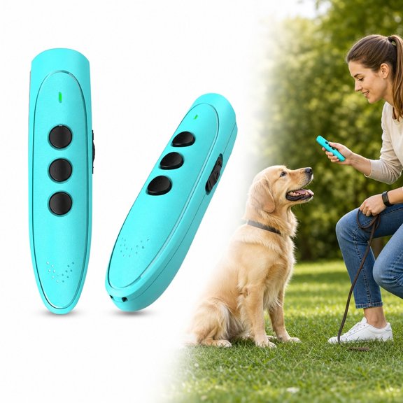 Sonic Anti Bark Device, Handheld Pet Behavior Correction Tool to Stop Unwanted Dog Barking Instantly, Battery Powered for Home Walk and Apartment Use