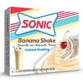 thumbnail image 1 of Sonic Banana Shake Instant Pudding Mix, 4 Servings, 3.03 oz Shelf-Stable Cardboard Box, 1 of 8