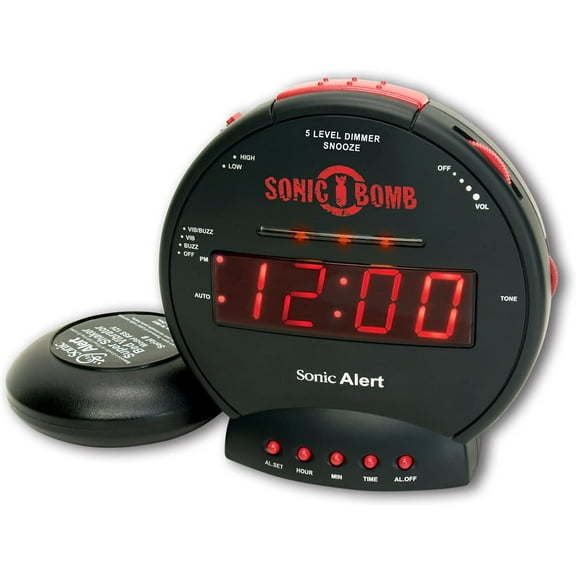 Sonic Bomb Digital Alarm Clock