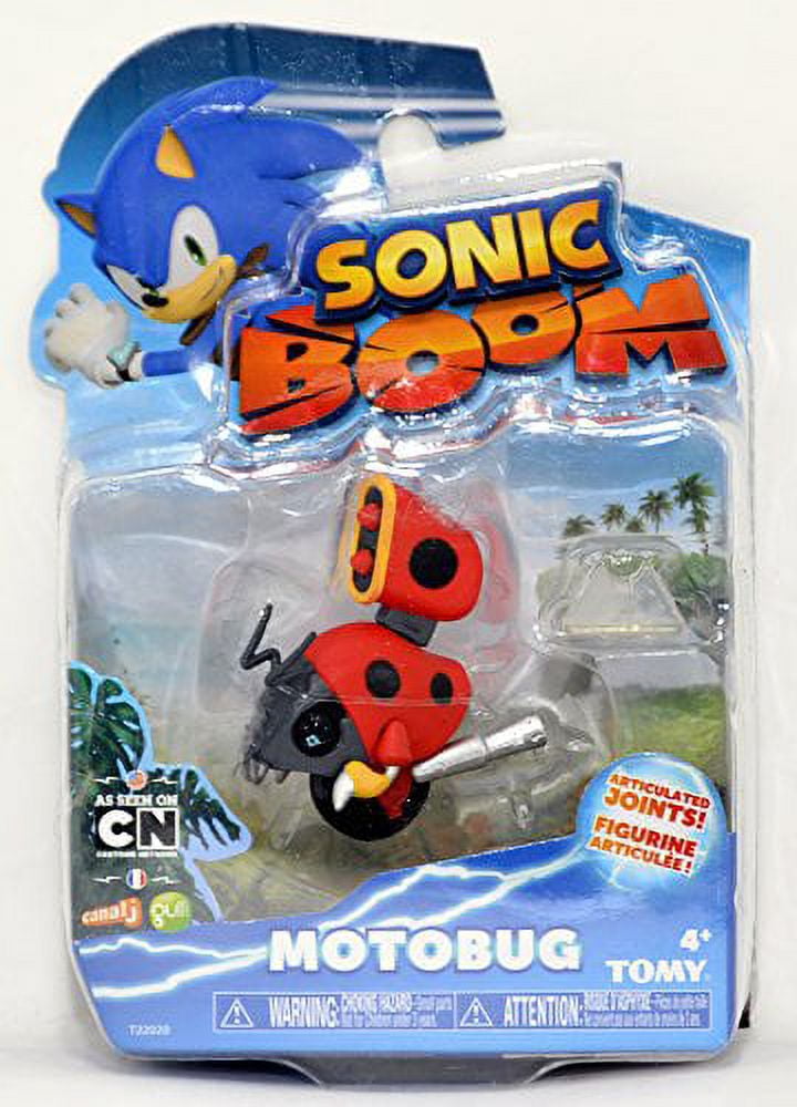 3 BONECOS SONIC BOOM ARTICULADOS 12 CM + UM MOTO