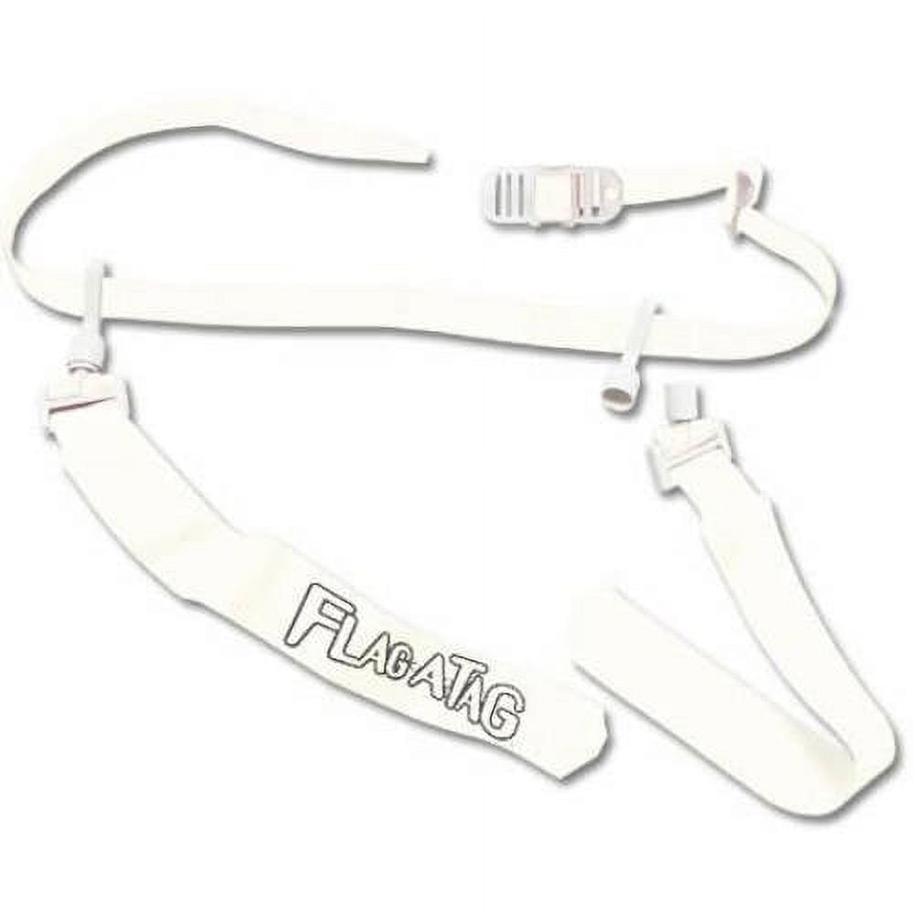 Sonic Boom 42'' Flag Football Belt Pack of 12 Belts, White