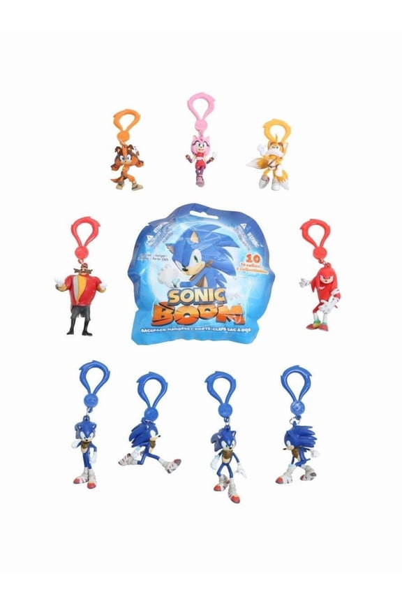 Sonic Boom Backpack Hangers Blind Bag Clip-On Figure