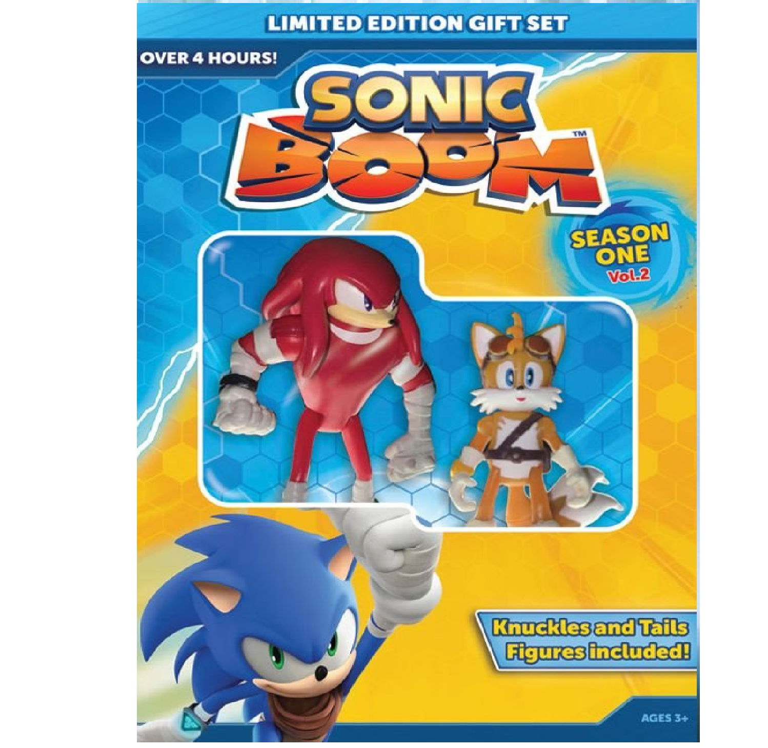 Sonic Boom 3 Action Figure Bundle - Sonic Tails Amy Knuckles Dr