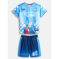 thumbnail image 1 of Sonic Boy's Active Short Sleeve Graphic Soccer Short Set, Sizes 4-16, 1 of 9