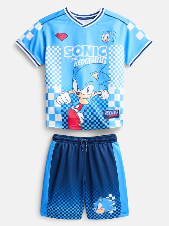 Boys Graphic Soccer Jersey and Shorts Set, 2-Piece, Sizes 4-16