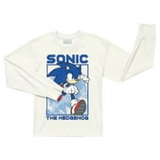Sonic the Hedgehog Boy's Graphic Tee with Long Sleeves, Sizes XS-2XL