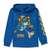 Sonic Boys 4-20 Long Sleeve Hooded T-ShirtBlue 8