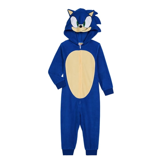Sonic Boys Long Sleeve Blanket Sleeper, One-Piece, Sizes 4-12