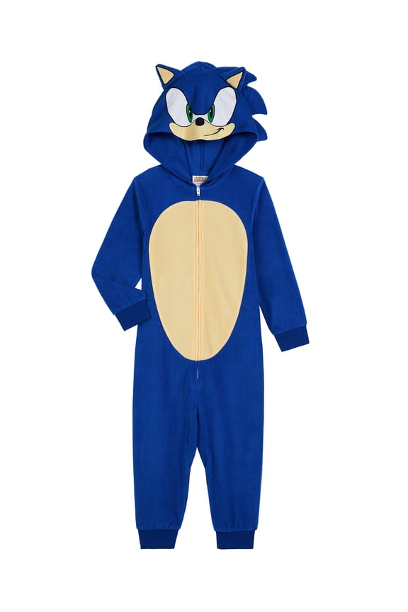 Sonic Boys Long Sleeve Blanket Sleeper, One-Piece, Sizes 4-12