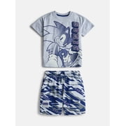 Boys Graphic Tee with Short Sleeves and Shorts Set, 2 Piece, Sizes 4-16