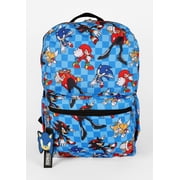 Sonic the Hedgehog Boy's 17" Print Backpack, Blue