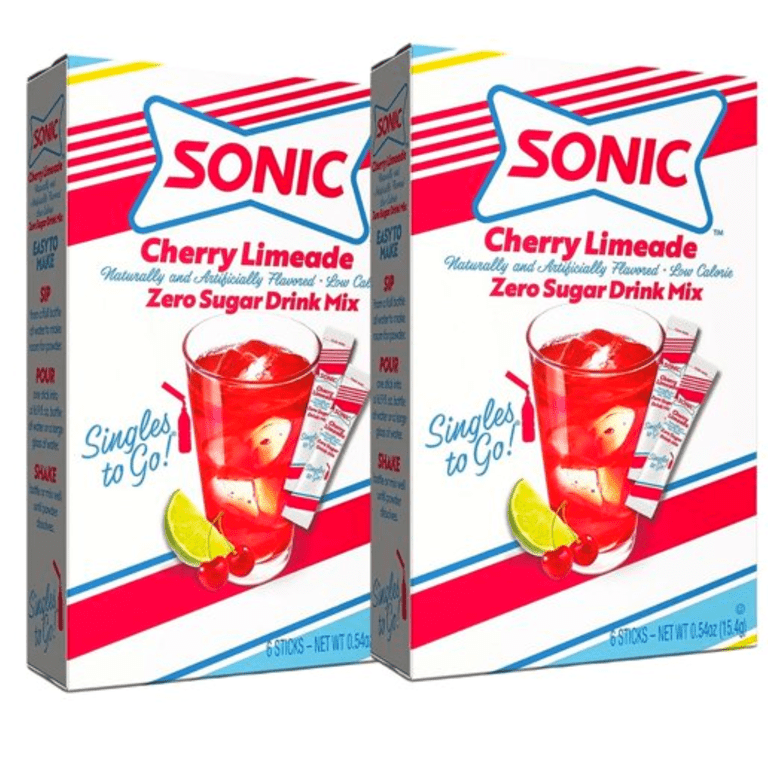 S.O.D Ⅱ ドリンク 10ml 30本入り Sonic Cherry Limeade Singles to Go Powdered Drink Mix, 12 Total