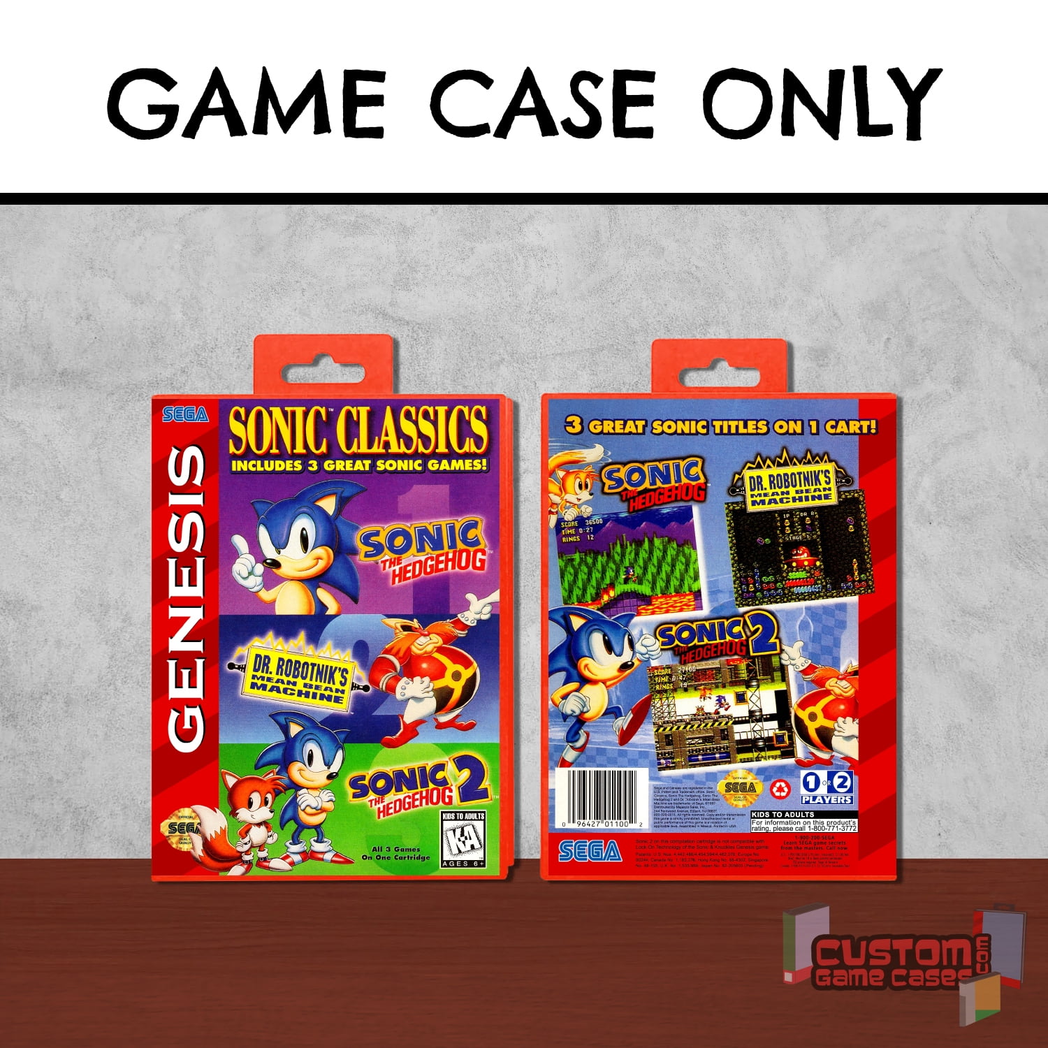 Sonic™ Classics (SGR) Sega Genesis Game Case Only No Game
