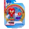 thumbnail image 1 of Sonic Collectible Adult Sonic the Hedgehog Knuckles Action Figure, Plastic Purple, 7"x 9", 1 of 8