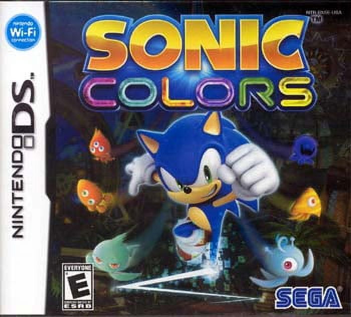 Sonic Colors Nintendo DS Good Label Game & Case Cartridge SEGA Hedgehog  Colours