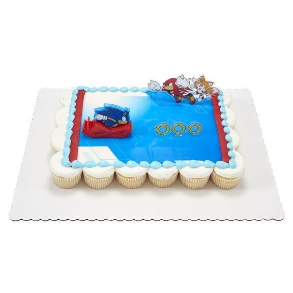 Sonic Cupcake Cake