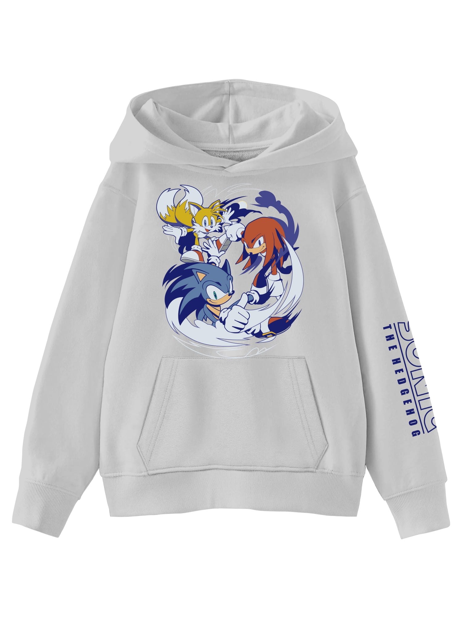 Sonic DS, Boys Graphic Print Long Sleeve Hoodie, Sizes 4-18