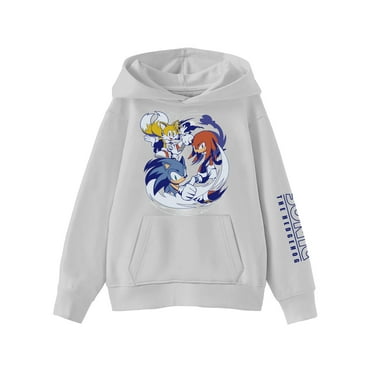 Sonic DS, Boys Graphic Print Long Sleeve Hoodie, Sizes 4-18