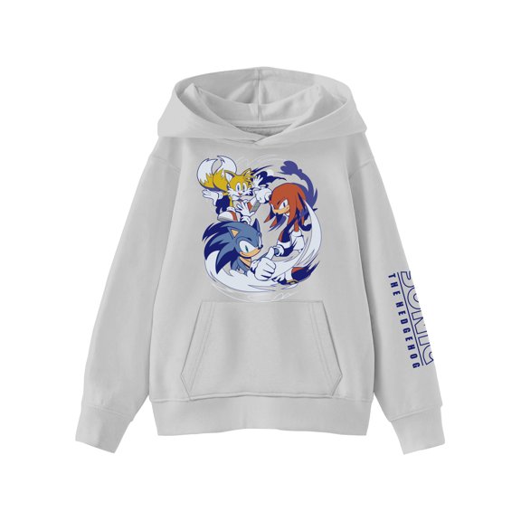 Sonic DS, Boys Graphic Print Long Sleeve Hoodie, Sizes 4-18