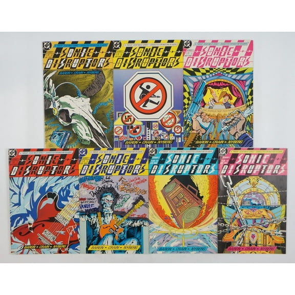 Sonic Disruptors #1-7 VF/NM complete series Mike Baron ; DC