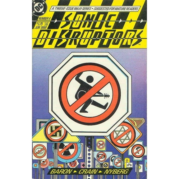 Sonic Disruptors #6 VF ; DC Comic Book