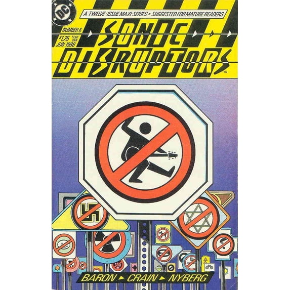 Sonic Disruptors #6 VF ; DC Comic Book