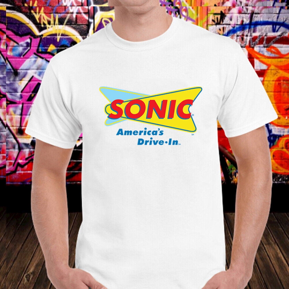 Sonic Drive-In Fast food Logo Unisex T-Shirt Many Color Size S to 5XL ...