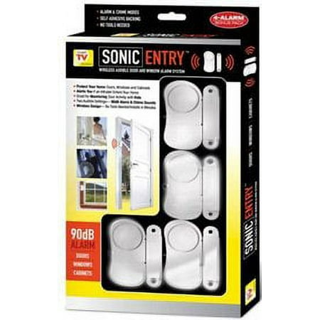 Sonic Entry Wireless Audible Door and Window Alarms (4 Pack)