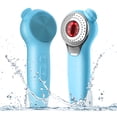 thumbnail image 1 of Sonic Facial Cleansing Brush, Silicone Face Scrubber Thermal Massage, Rechargeable Electric Face Scrubber Brush for Exfoliating, Deep Cleaning, Massaging - Blue, 1 of 7