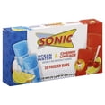 thumbnail image 1 of SONIC Freezer Pops Pack Of 2 Boxes - 2 Flavors: Ocean Water & Cherry Limeade! Naturally & Artificially Flavored! Delicious and Refreshing Ice Pops (2 x 10ct boxes), 1 of 3