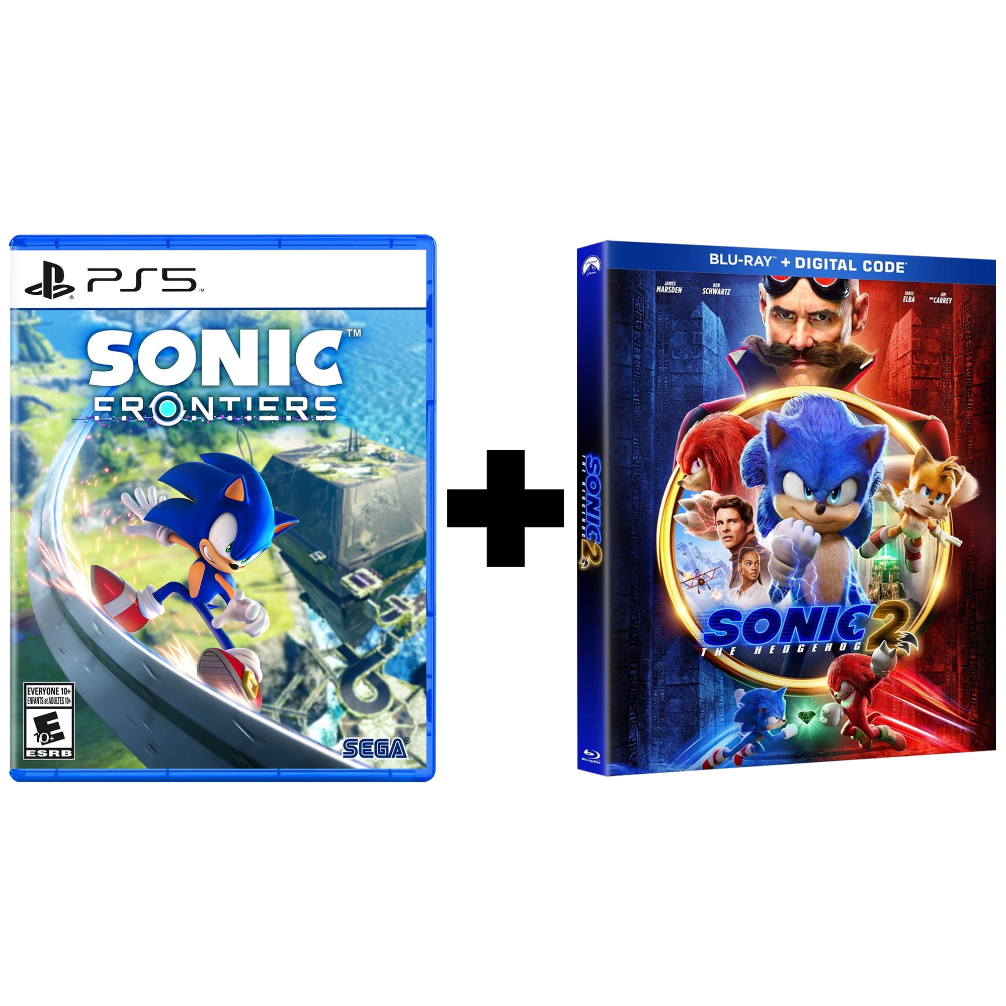 Sonic Frontiers PlayStation 5 and Sonic The Hedgehog 2 Movie [Bundle]