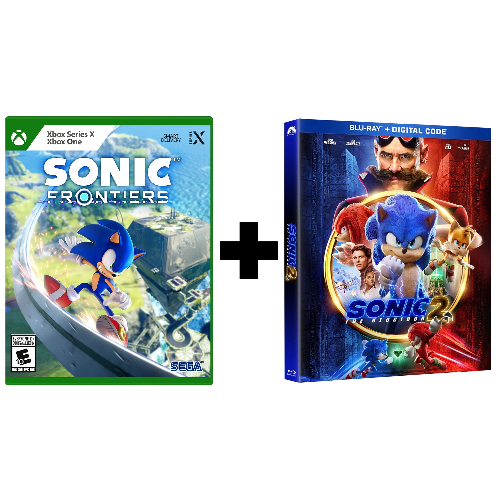 Sonic Frontiers Xbox Series X and Sonic The Hedgehog 2 Movie [Bundle] 