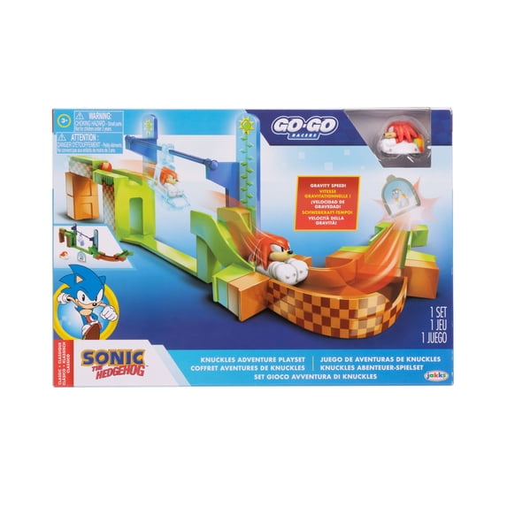 Sonic Go Go Racers Knuckles Adventure Action Figure Playset
