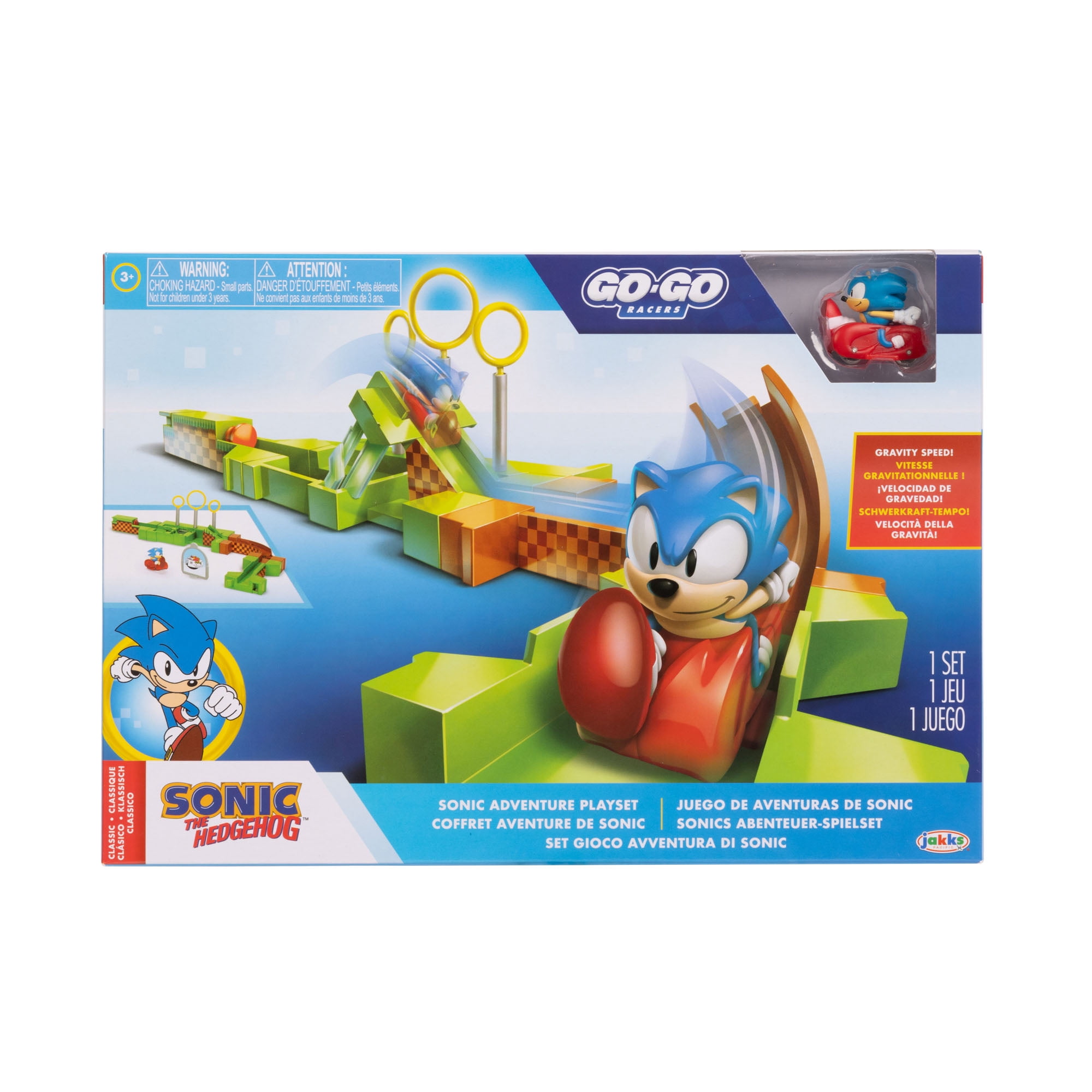 Sonic Go Go Racers Sonic Adventure Action Figure Playset