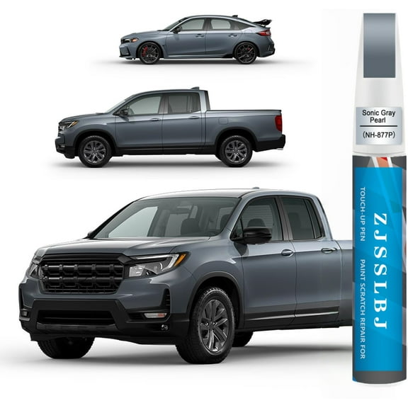 Sonic Gray Pearl(NH-877P/138P) Touch Up Paint Compatible with Honda, Car Paint Pen Scratch Repair Two-In-One Touch Up Paint, Premium Car Scratch Remover for Deep Scratches