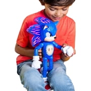 Sonic The Hedgehog 3 Ultimate Talking Sonic 12-Inch Figure, Features 30+ Iconic and Humorous Phrases and Sounds from The Movies, Light-Up Eyes and Quills