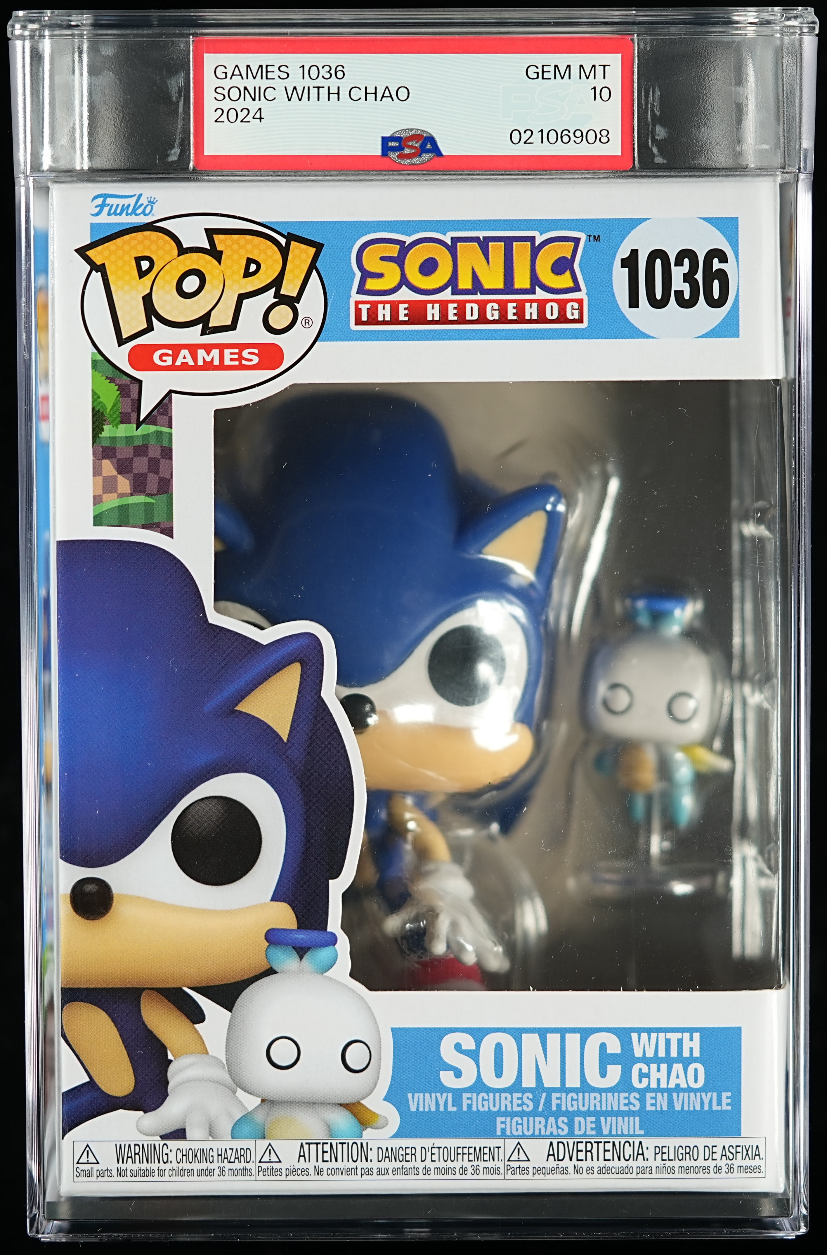 Funko Pop! Sonic 30th Anniversary - Running Sonic Vinyl Figure (Bundled With Box Protector)
