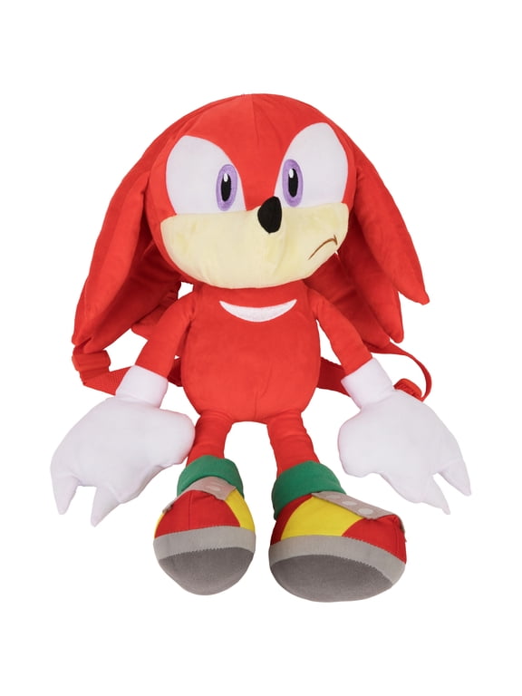 the Hedgehog Knuckles 18 Plush Backpack
