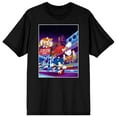 thumbnail image 1 of Sonic Mania Game Tails, Sonic, Knuckles the Echidna Men's Black Graphic Tee-5XL, 1 of 2