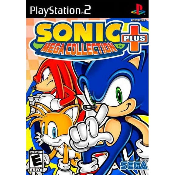Pre-Owned Sonic Mega Collection Plus Video Game for PlayStation 2, Kids & Family, 2 Offline Players