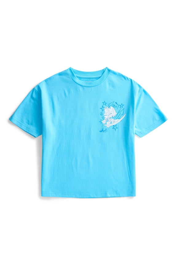 the Hedgehog Boys Cotton Neon Graphic Tee with Short Sleeves, Sizes XS-2XL