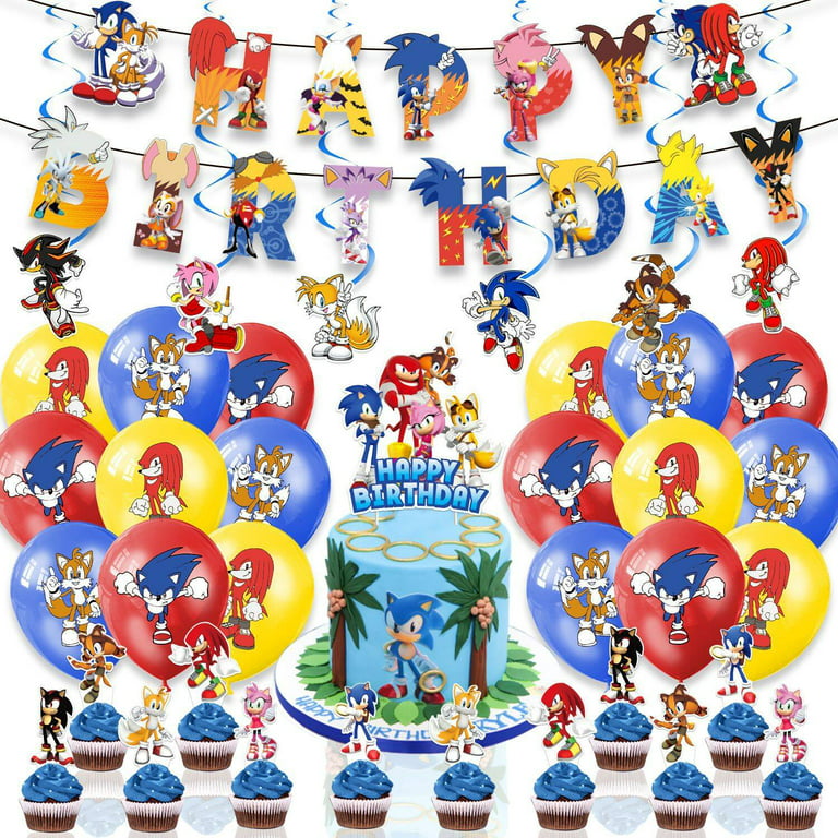 Sonic The Hedgehog Cupcake Toppers 
