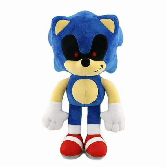 Sonic Plush Doll,The Movie Toy,Stuffed Animals Plush Pillow,Gift for Children Birthday Present (Black Eyed 30cm)