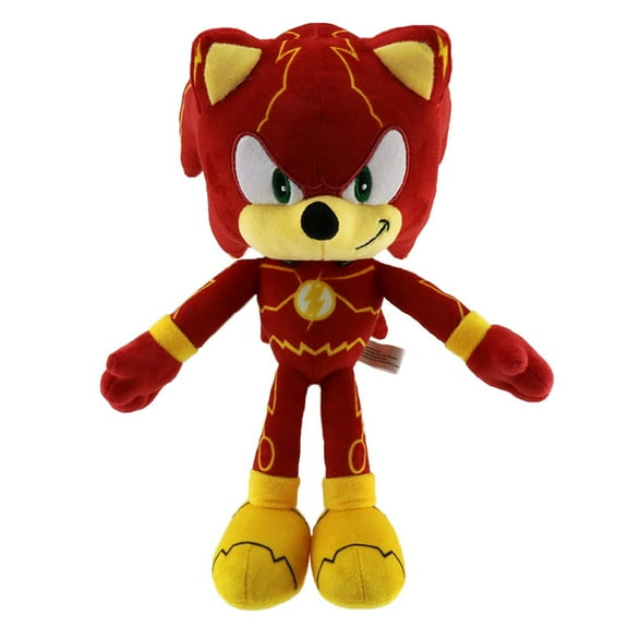 Sonic Plush Doll,The Movie Toy,Stuffed Animals Plush Pillow,Gift for Kids Birthday Present (The Flash 30cm)