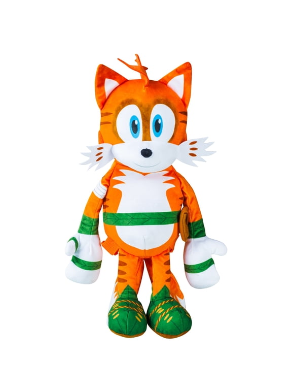 : 15" Plush Backpack - Mangey Tails - Kids Backpack, Huggable Character Pack & Go Bag, Netflix Series, Licensed, Boys & Girls Ages 3+